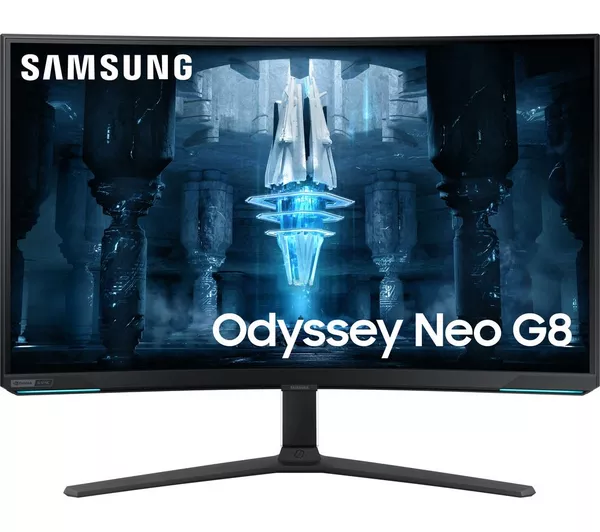 (image for) Samsung Odyssey Neo G8 4K Ultra HD 32 Inch Curved Quantum Dot Mini LED Gaming Monitor