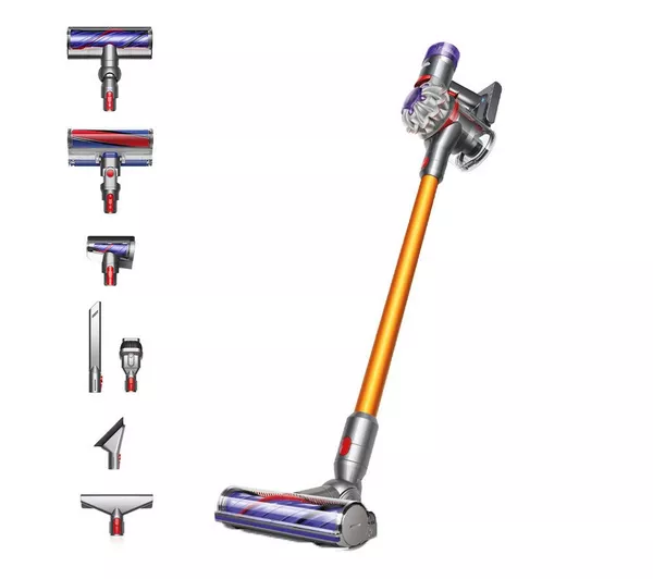 (image for) Dyson V8 Absolute Cordless Vacuum Cleaner Silver Yellow