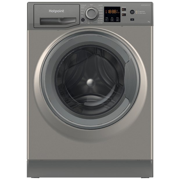 (image for) Hotpoint NSWM7469GGUK Washing Machine Graphite 7kg 1400 Spin