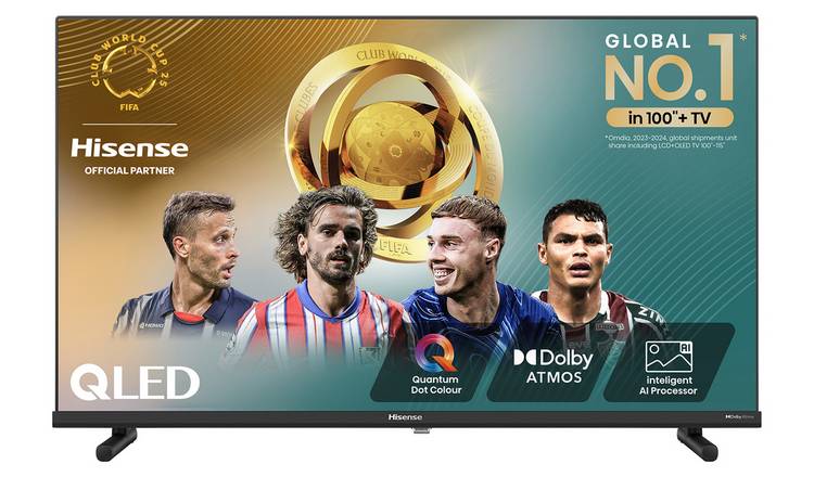 (image for) Hisense 32E5NQTUK QLED TV 32" Miracast WiFi Freeview Play USB