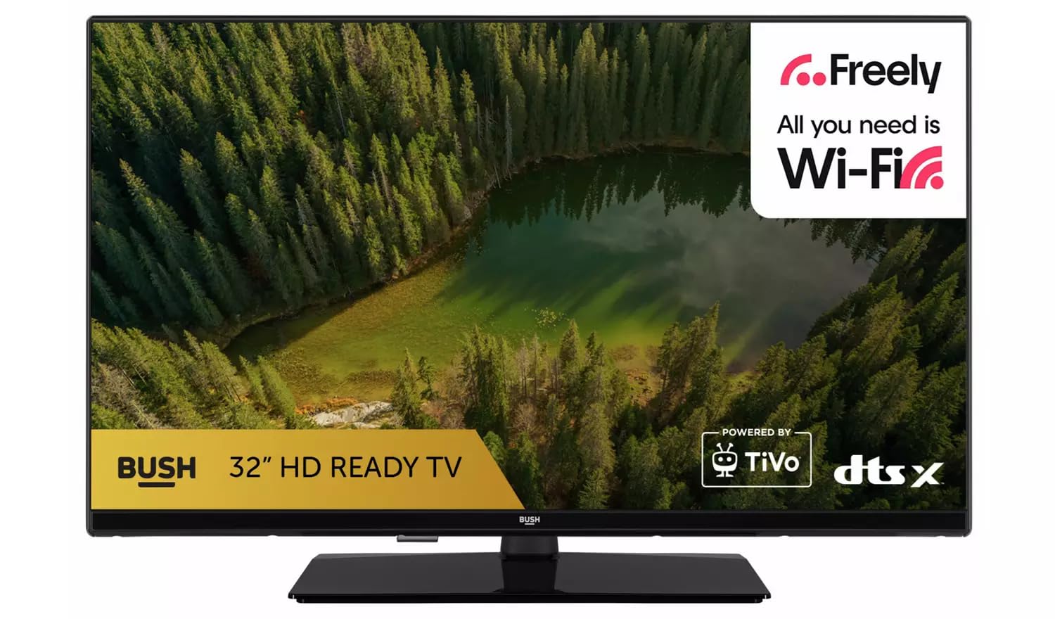 (image for) Bush 32HT25CB LED TV 32" Smart HD Ready HDR TiVo Freely USB HDMI