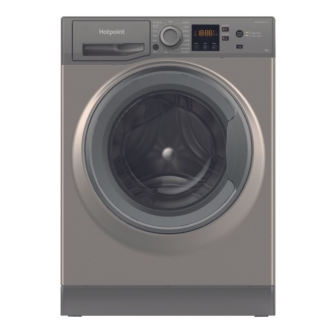 (image for) Hotpoint NSWM946GGUK 9kg 1400 Spin Washing Machine Graphite