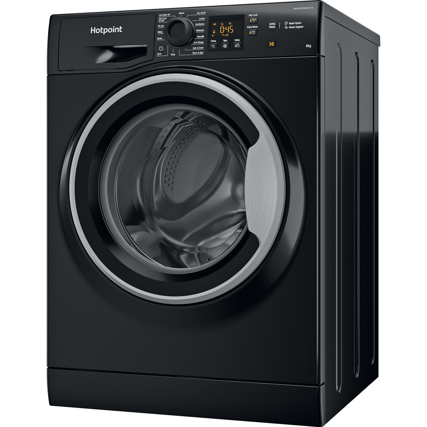 (image for) Hotpoint NSWM864CBSUKN Washing Machine 8kg Steam Hygiene 1600rpm