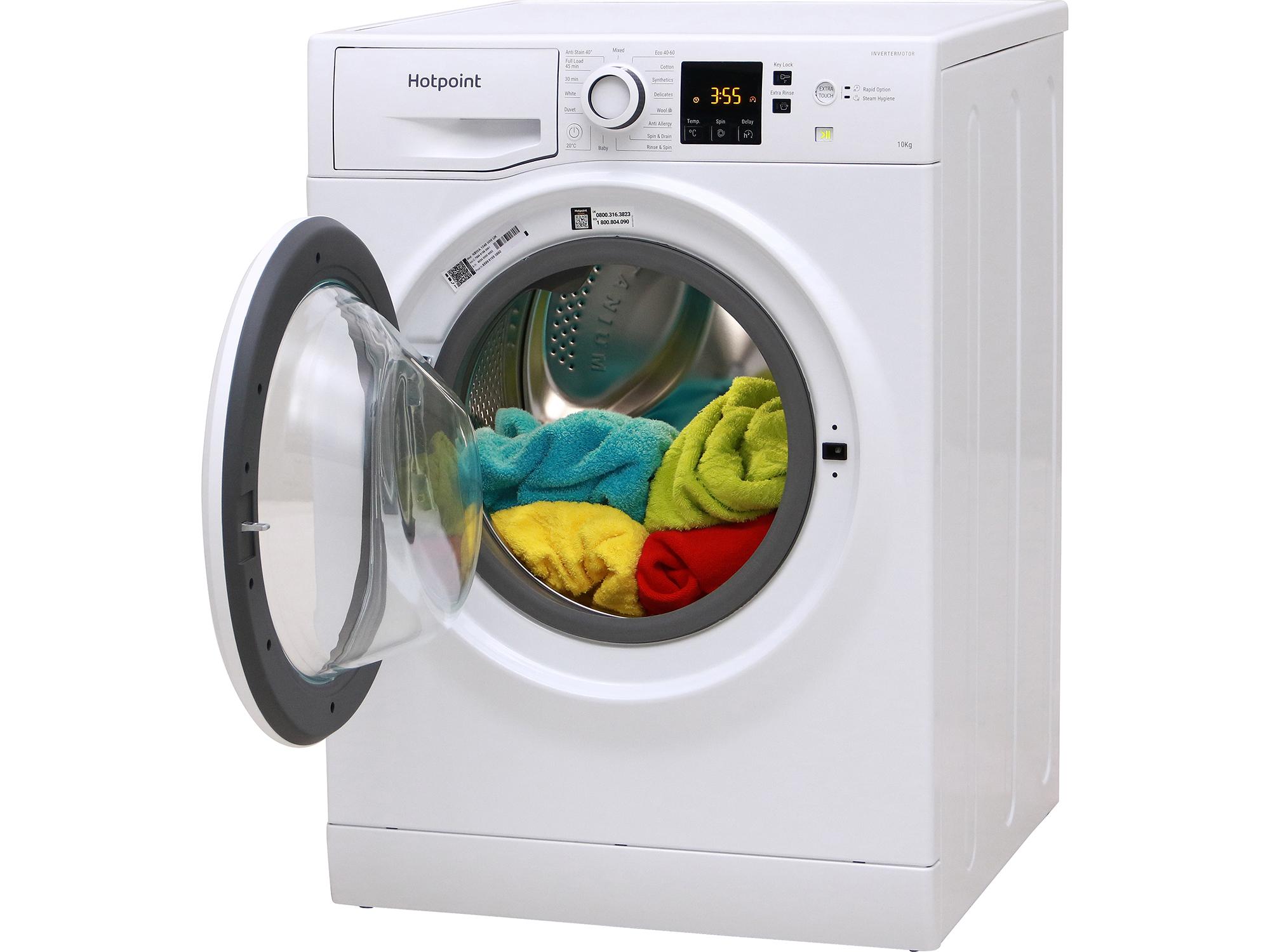 (image for) Hotpoint NSWA1046WWUK Washing Machine 10kg White 1400rpm