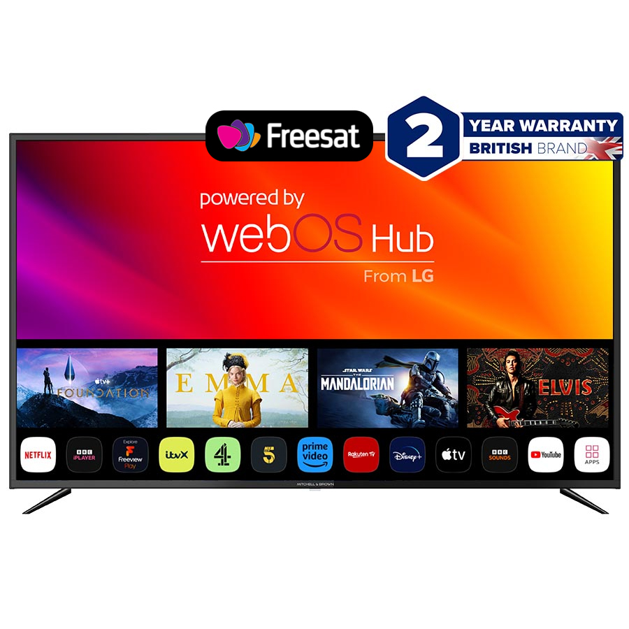 (image for) Mitchell & Brown JB60CU1811 LED TV 60" 4K Ultra HD WebOS Smart