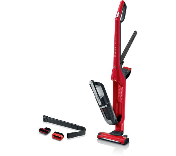 (image for) Bosch BBH3ZOOGB Cordless Vacuum Cleaner Red Flexxo Serie 4 ProAnimal