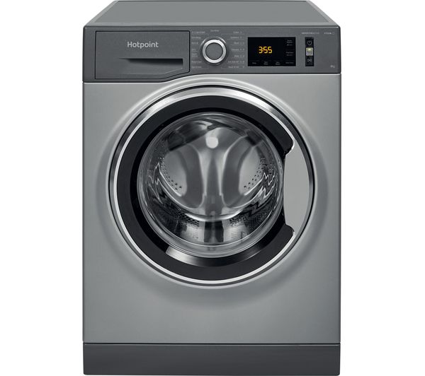 (image for) Hotpoint NM11846GCAUKN 8kg 1400 Spin Washing Machine Graphite