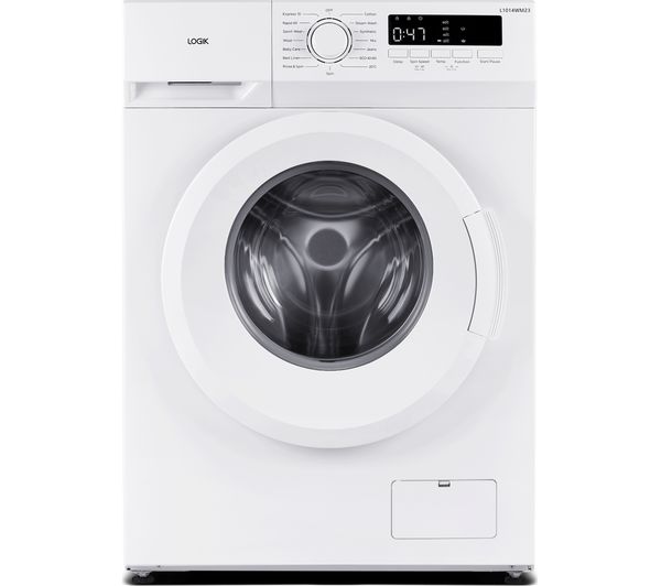 Logik L1014WM23 Washing Machine White 10kg 1400 Spin Quick Wash (image for) Logik L1014WM23 Washing Machine White 10kg 1400 Spin Quick Wash