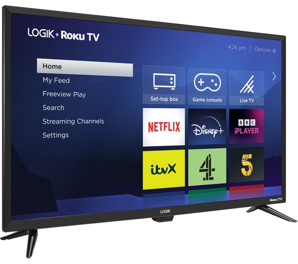 (image for) Logik L32RHE23 LED TV Roku 32" Smart HD Ready HDR USB HDMI