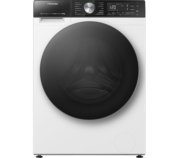 (image for) Hisense WD5S1245BW Washer Dryer White WiFi 12kg Delay Timer