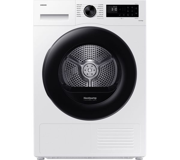 (image for) Samsung DV80CGC0B0AEEU Heat Pump Tumble Dryer 8kg White Series 5 AI Energy