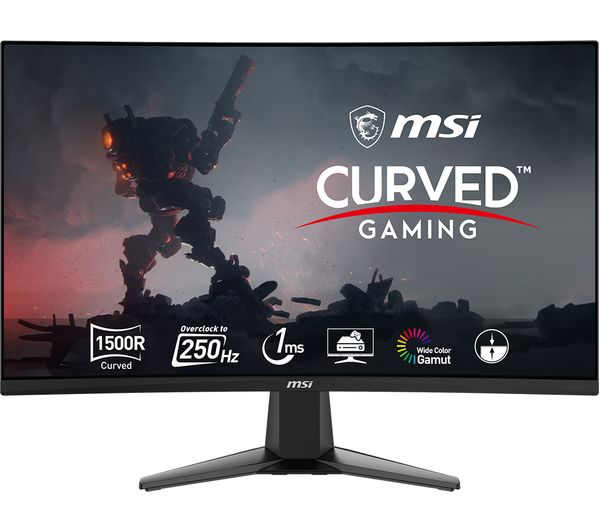 (image for) MSI MAG27C6X LCD Monitor Curved 27" VA Black Full HD