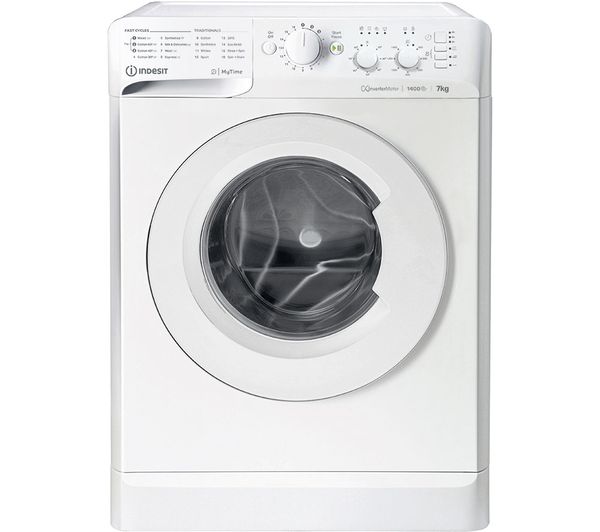 (image for) Indesit MTWC71485WUK 7kg 1400 Spin Washing Machine Child Lock
