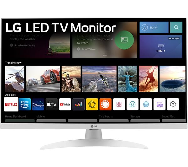 (image for) LG 27TQ615W LED TV Monitor 27" Smart Full HD Amazon Alexa WiFi