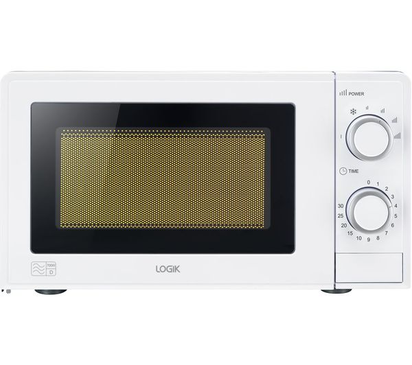 (image for) Logik LMW24 Compact Solo Microwave White Timer Function 700W