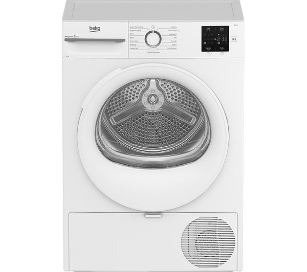 (image for) Beko BM3T3822W Pro 8kg Heat Pump Tumble Dryer White Child Lock