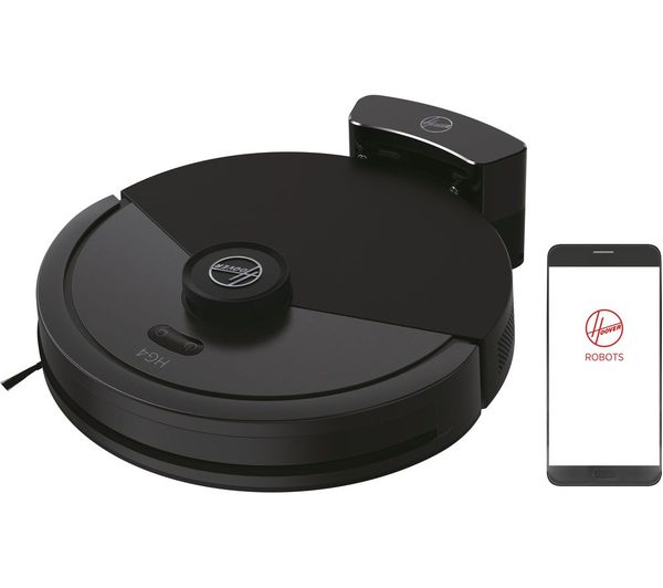 (image for) Hoover HG410D Dry Robot Vacuum Cleaner Grey Black WiFi