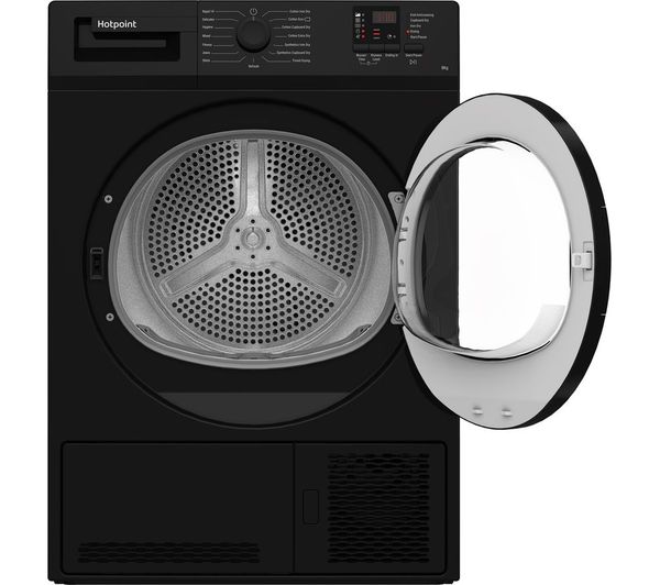 (image for) Hotpoint CHDC82BBGDUK 8kg Condenser Tumble Dryer Black