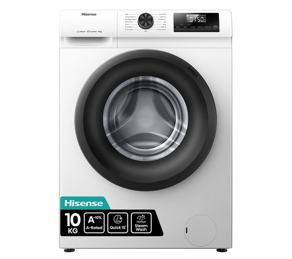 (image for) Hisense WF1Q1041BW Washing Machine 10kg 1400 Spin White