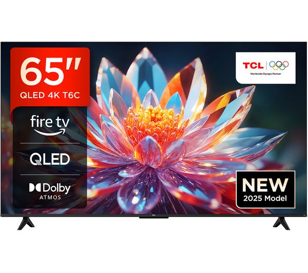 (image for) TCL 65T6C QLED TV 65" 4K HDR Smart Fire TV Freely WiFi Bluetooth