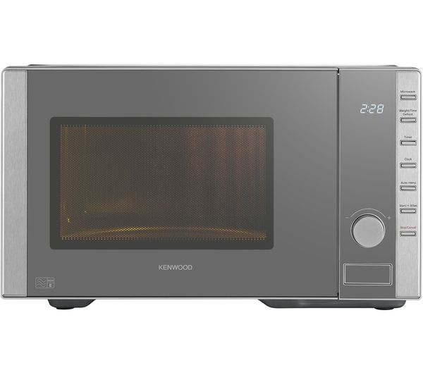 Kenwood K25MMS26 Solo Microwave Silver 25 Litres 900W Clock Timer (image for) Kenwood K25MMS26 Solo Microwave Silver 25 Litres 900W Clock Timer