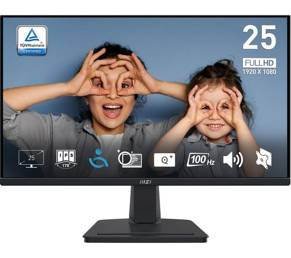 MSI PRO MP251 LCD Monitor 24.5" IPS Black Full HD (image for) MSI PRO MP251 LCD Monitor 24.5" IPS Black Full HD