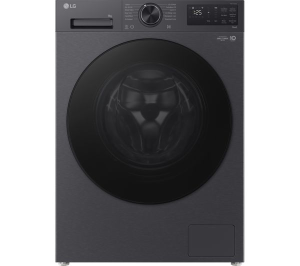 (image for) LG F2X50S9TBB Washing Machine WiFi 9kg 1200 Spin Matte Black VX50 Series