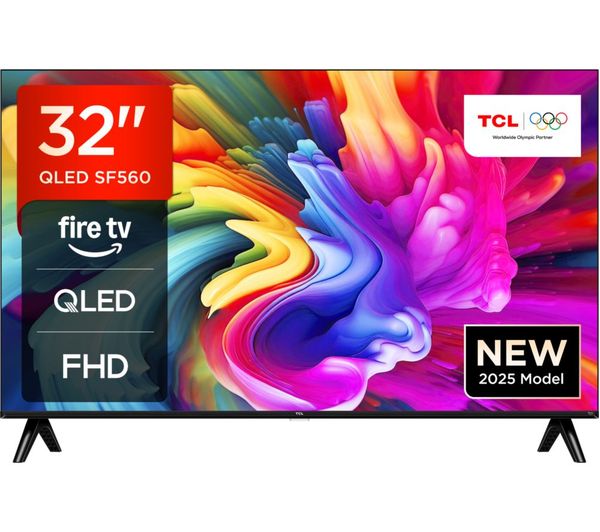 (image for) TCL 32SF560K QLED TV 32" Full HD Smart Fire TV Bluetooth WiFi USB