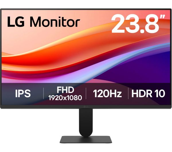 LG 24U41YAB LCD Monitor Black Full HD 24" IPS HDMI VGA (image for) LG 24U41YAB LCD Monitor Black Full HD 24" IPS HDMI VGA
