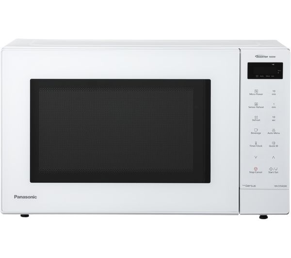 Panasonic NNST64QWBPQ Solo Microwave White 30 Litres 1000W (image for) Panasonic NNST64QWBPQ Solo Microwave White 30 Litres 1000W