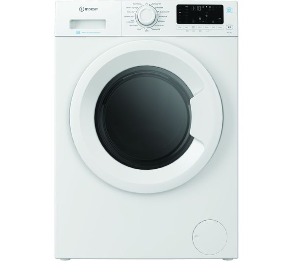 Indesit IDP9646PUSHGOUK Steam 9kg Washer Dryer White Extra Rinse (image for) Indesit IDP9646PUSHGOUK Steam 9kg Washer Dryer White Extra Rinse